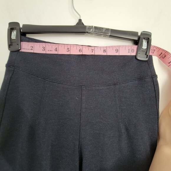 Kit and Ace Navy Midnight Blue Cuffed York Pants Pull On Stretchy Trouser Size 0 - Picture 11 of 16